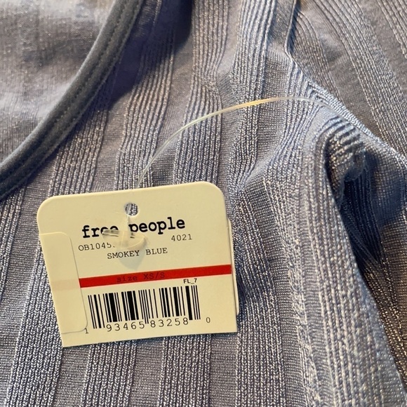 Free People Lucky You Blue Layering Top - Picture 13 of 15